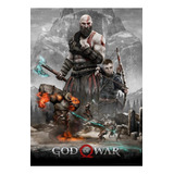 Papel Parede Adesivo Game God Of Wars -2,20 Alt X 1,70 Larg