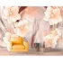 Papel Parede Painel Adesivo Flor Folhagem Rosas Floral 4m²
