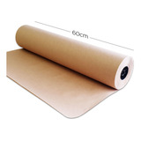 Papel Semi Kraft Pardo Bobina 60cm 2kg 80g Mascaramento Full