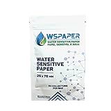 Papel Sensível à Água Hidrossensível 76x26mm WS Paper Pacote Com 50 Unidades