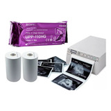 Papel Sony Upp 110hg Alto Brilho Kit 4 Rolos P video Printer Cor Branco