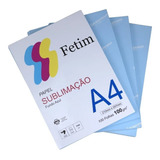 Papel Sublimação Fundo Azul 100 Folhas A4