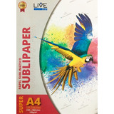 Papel Sublimático Super A4 100 Folhas Live Sub   23 X 35  