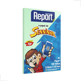 Papel Sulfite A4 Colorido Report Seninha 75g C 100 Folhas