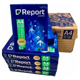 Papel Sulfite Report A4 Kit Com 5 Pacotes Com 500fls Cada