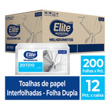 Papel Toalha Interfolha 2400 Fls Dupla 207210 Elite