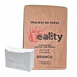 Papel Toalha Interfolha Branco 22x21cm 1000 Folhas