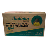 Papel Toalha Interfolha Branco Luxo 20x21 1000 Folhas