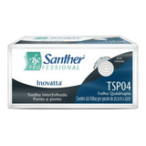 Papel Toalha Interfolha Santher Folha Quádrupla Pct 120 Unid