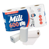 Papel Toalha Multiuso Com 600 Folhas Super Absorvente 