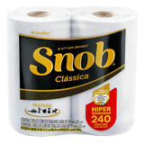 Papel Toalha Multiuso Folha Dupla Com 240 Folhas Snob