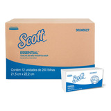 Papel Toalha Scott® Essential Interf. Folha Dupla 12 Pacotes