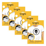 Papel Transfer A4 Bright Branco 50 Folhas Algodão Claro