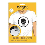 Papel Transfer A4 Camisetas Algodão Claros Bright 10 Folhas