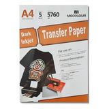 Papel Transfer Dark Tecido