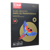 Papel Transfer Sublimação Resinado Fundo Rosa 100 Folhas A3