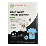Papel Transfer Tecidos Claros Para Algodão X colour