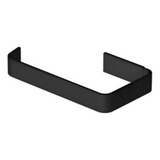 Papeleira Porta Papel Higiênico Quadrado Luxo Cor Preto