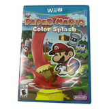 Paper Mario: Color Splash Jogo Do Wiiu Semi Novo