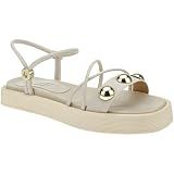 Papete Birken Super Confort Sandália Com Rebite Morderno Birk Flatform 1583 -Off White- BR- Adulto- Numérico- 37-