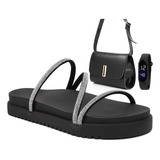 Papete Sandalia Feminina Bolsa