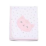 Papi Manta De Malha Rosa 90 X 80 Cm