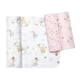 Papi Textil Cueiro Estampado Rosa 80 Cmx50 Cm Pacote De 3