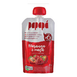 Papinha Orgânica De Morango E Maçã 100g Papapá