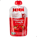 Papinha Orgânica De Morango E Maçã 100g Papapá