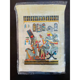 Papiro Egípcio 33x23cm Original Egito Importado Rainha