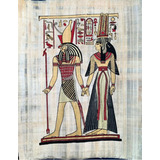 Papiro Egípcio Faraó E Deuses Egito Antigo Pronta Entrega