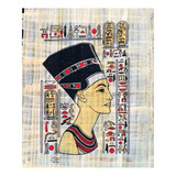 Papiro Rainha Nefertiti Original Do Egito Pronta Entrega