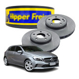 Par 2 Disco Freio Dianteiro Mercedes A200 2013 2014 2015