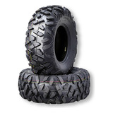 Par 2 Pneu Can Am Polaris Outlander Cforce Sportsman 25x8 12
