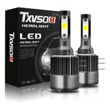 Par 2 Super Led H15 6000k Luz Alta E Diurna Cambus