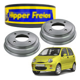 Par 2 Tambor Freio Traseiro Chery Qq 1 1 2011 2012 2013 2014