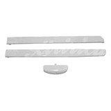 Par Acabamento Lateral Perfil Tampa Puxador Da550 Branco