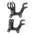Par Adaptador Suporte Dianteiro E Traseiro Freio A Disco 160mm Pinça Rotor Mecânico Hidráulico Pedal Pulse Preto Aperto Regulável Compatível Shimano Mt200 Mt8100 Absolute Bike Bicicleta Mtb Speed Bmx