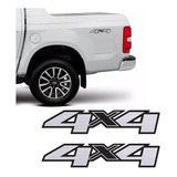Par Adesivo 4x4 S10 2013 2014 2015 2016 2017 2018 2019 2020