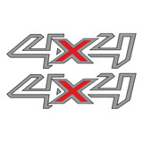 Par Adesivo Emblema 4x4