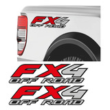 Par Adesivo Emblema Fx4 Off Road