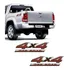 Par Adesivo Emblema Volkswagen Amarok 4x4 Off Road Cor Vermelho