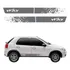 Par Adesivo Faixa Lateral Fiat Palio Way 2014 2015 2016 2017