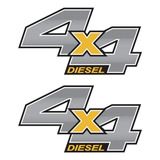 Par Adesivos 4x4 Diesel