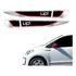 Par Adesivos Apliques Resinados Para Volkswagen Up 18866 Cor Cromado