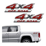 Par Adesivos Compatível Amarok 4x4 Off Road Lateral Kit R822 Cor Padrão