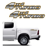 Par Adesivos Compativel Hilux