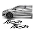 Par Adesivos Laterais Friso Compatível Citroen Aircross R819