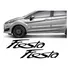 Par Adesivos Laterais Friso Compatível Ford Fiesta F820
