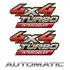 Par Adesivos Lateral Hilux 4x4 + Automatic 2011 Kit08
